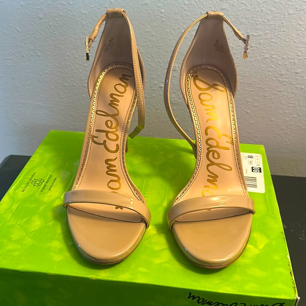 Sam Edelman heels, size 7 in nude